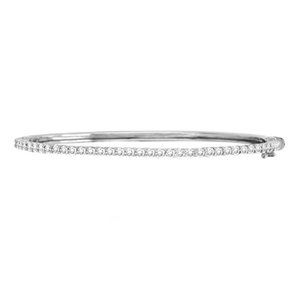 2.05 Carat Natural Diamond Bangle Bracelet